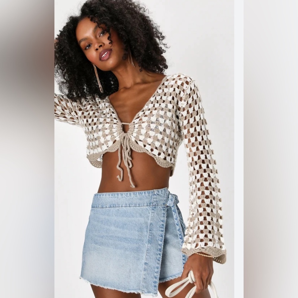 We The Free Emmy Skort Light Wash  Size 2